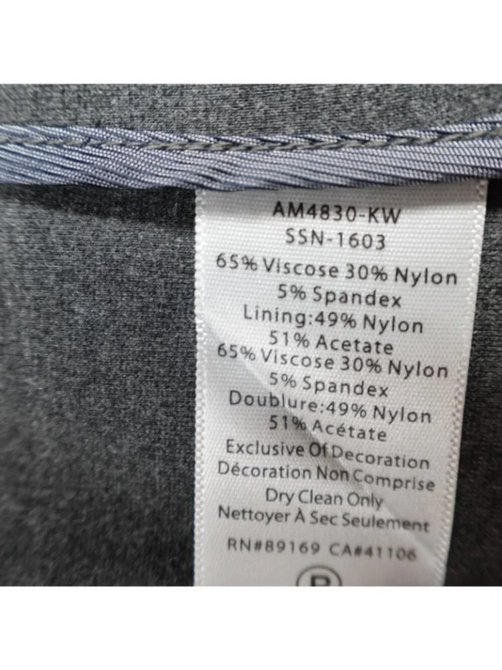 ATM Blazer 40R Gray Anthony Thomas Melillo Working Cuffs Unstructured Cuffs